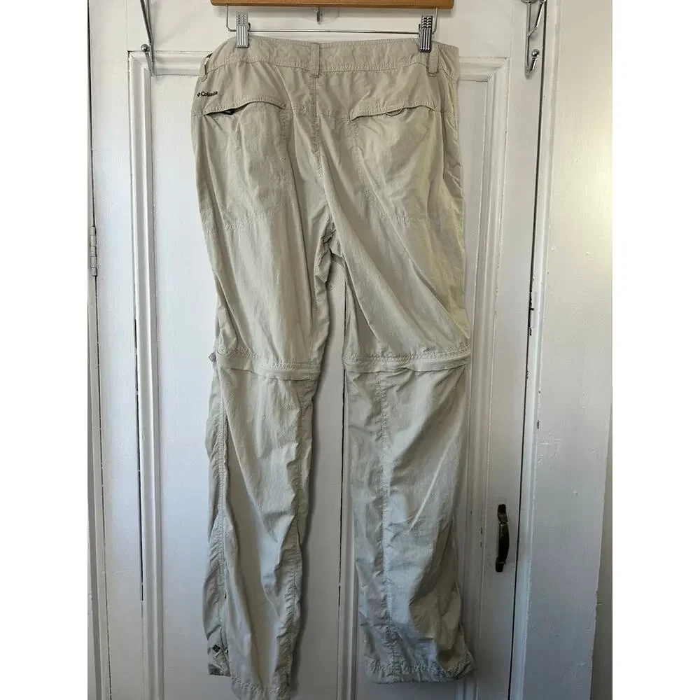 Columbia Lightweight Khaki Tan Convertible Pants Women's Size 10